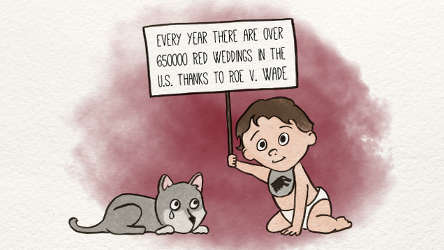 Illustration for article titled This Artist Reimagined ‘Game Of Thrones’ Characters As Babies But Unfortunately Uses Them To Protest Abortion Rights